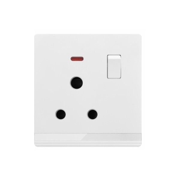 15A SOCKET WITH SWITCH-IVORY SERIES