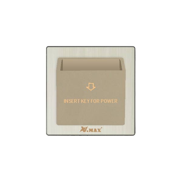 CARD SWITCH 3x3-GOLDEN ALUMINUM