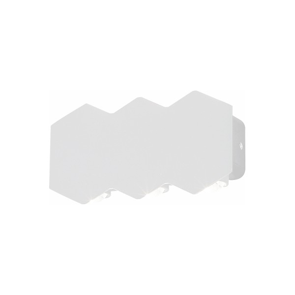 LED WALL LIGHT-6*2WATTS-WHITE BODY-WARM WHITE