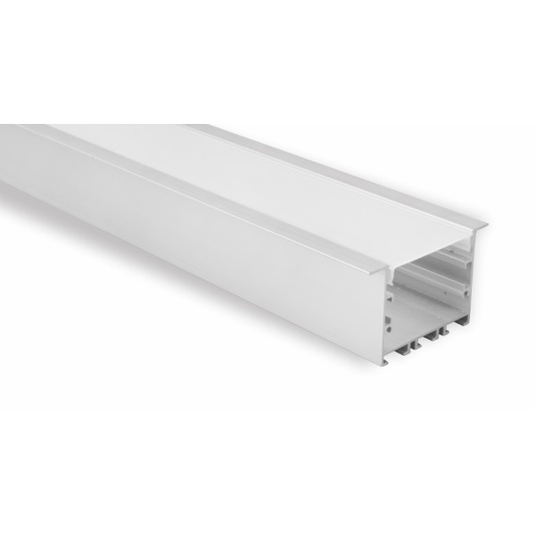 ALUMINUM LED PROFILE FOR RECESSED-66X40X2000MM