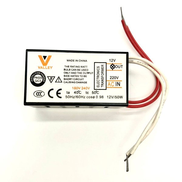 AC12V HALOGEN ELECTRONIC TRANSFORMER 50W-60W