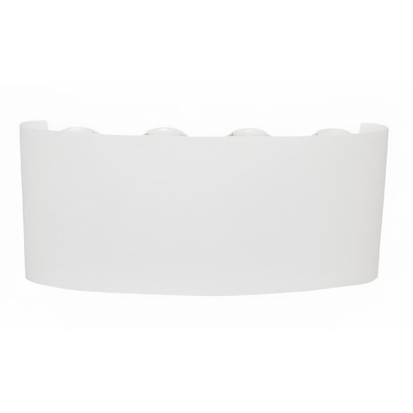 LED WALL LIGHT-WHITE BODY-8*2WATTS-WARM WHITE