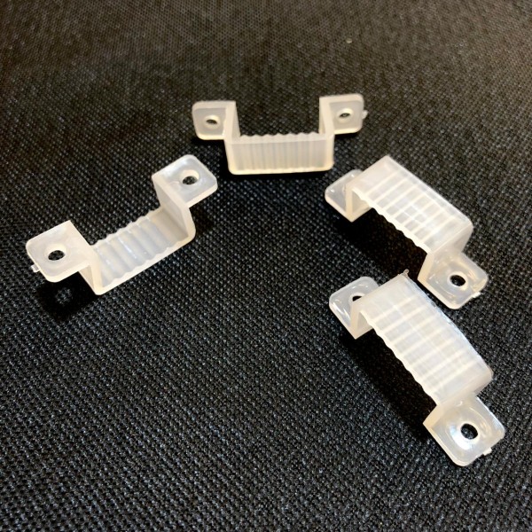 LED FIXING SILICONE MOUNTING CLIPS FOR 220V LED STRIP LIGHT