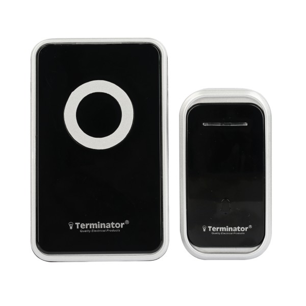 DOORBELL DIGITAL WIRELESS WITH 38 MELODIES BLACK 13A