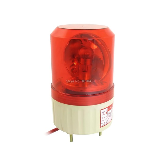 DC12V RED ROTATORY FLASH LIGHT INDUSTRIAL SIGNAL WARNING LAMP