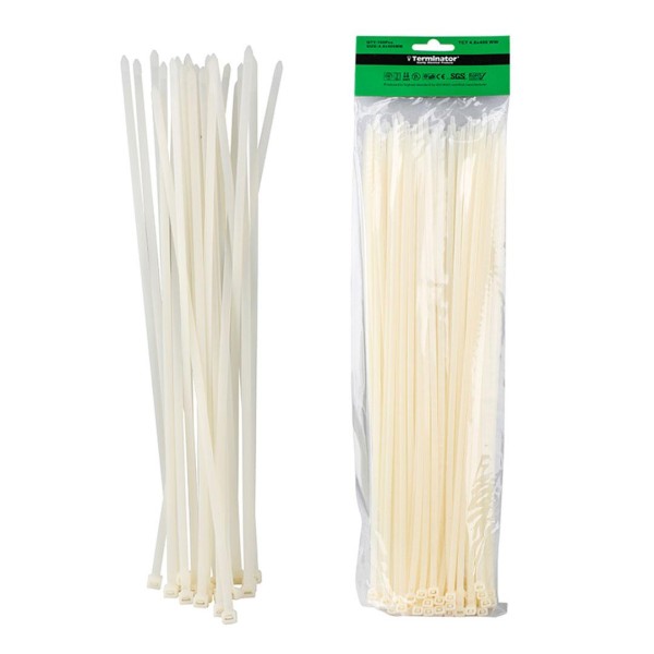 CABLE TIES IN WHITE COLOR-4.8X400MM
