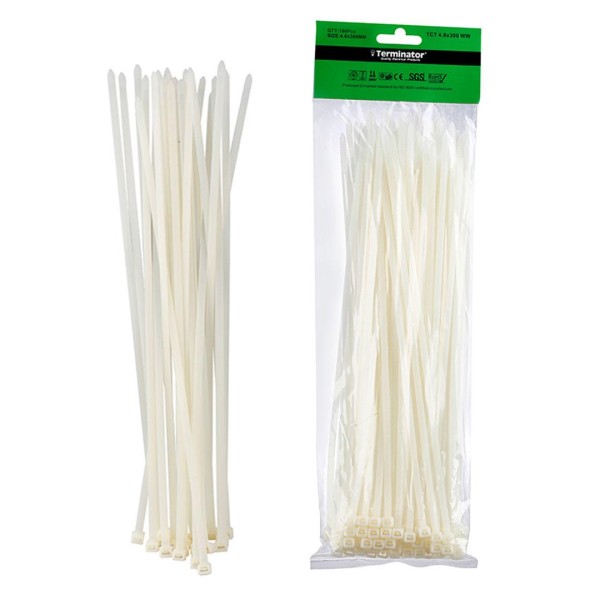 CABLE TIES IN WHITE COLOR-4.8X300MM