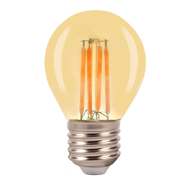 G45 LED FILAMENT LAMP GOLDEN GLASS-4WATTS-WARM WHITE-E27