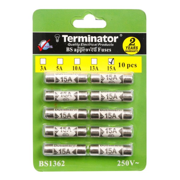 CERAMIC FUSE 15AMP