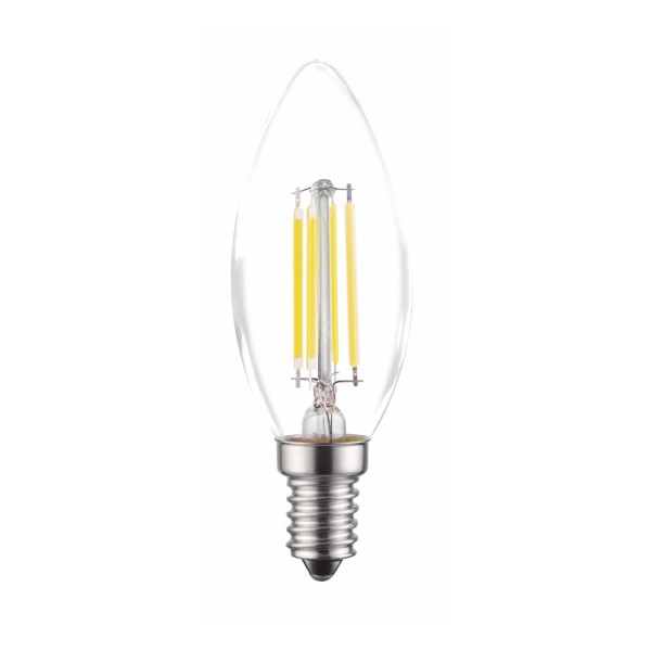 LED CANDLE FILAMENT LAMP-4WATTS-WHITE-E14