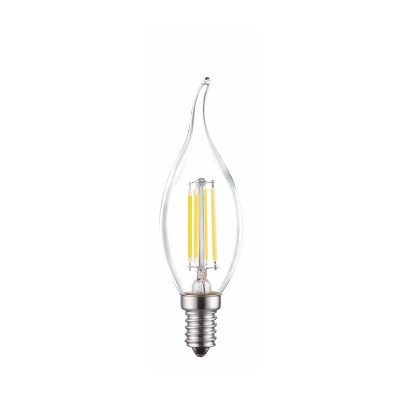 LED Bulb Filament E14 to Candle Tail Twist 4W 4000K°