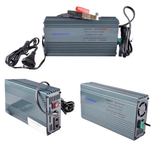 POWER INVERTER WITH CHARGER & FULL AUTO FUNCTION 300WC