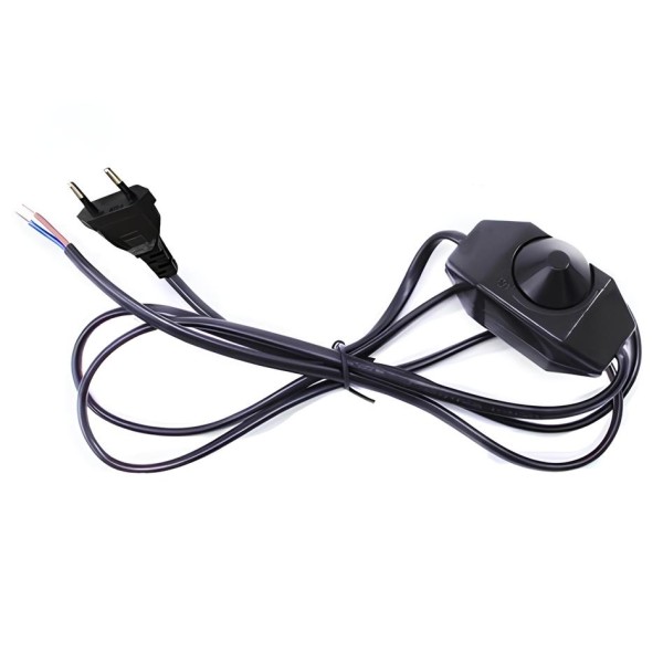 CABLE WITH DIMMER-BLACK