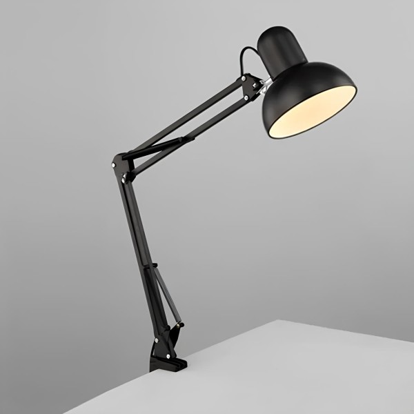 ADJUSTABLE CLIP TABLE LAMP-BLACK