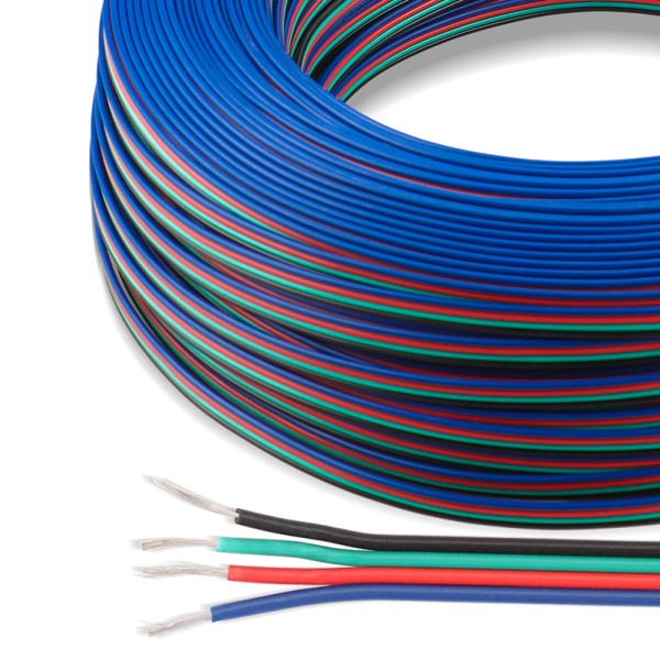 0.5MMX4CORE RGB COPPER CABLE-100METER