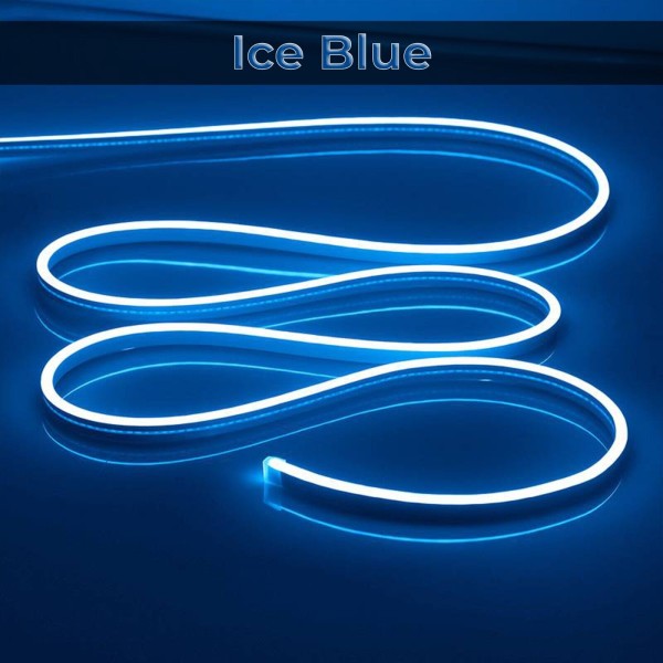 DC12V NEON FLEXIBLE STRIP LIGHT-ICE BLUE-5M