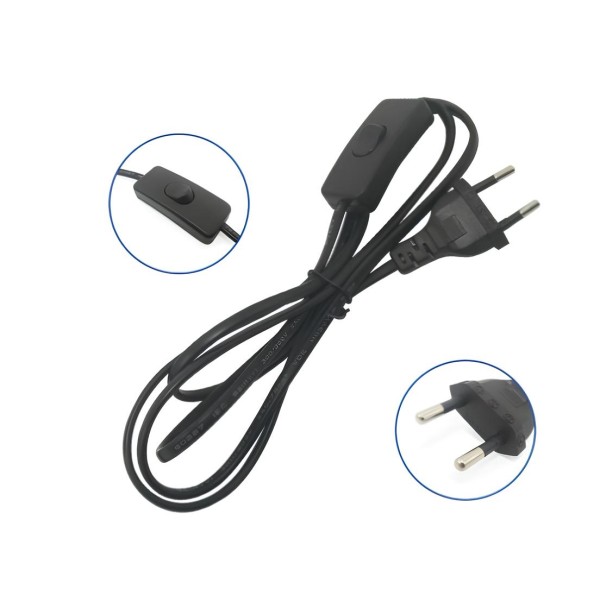 CABLE WITH SWITCH-BLACK