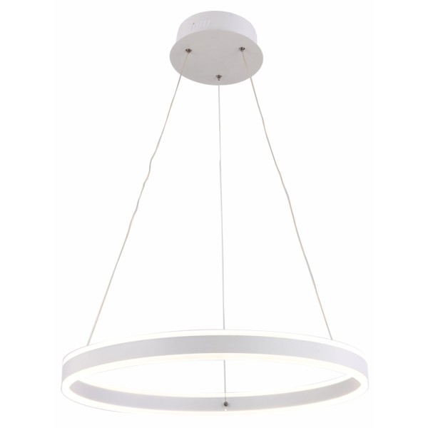 SINGLE-STOREY CHANDELIER/DIMMING PENDANT LIGHT-80W-WHITE BODY