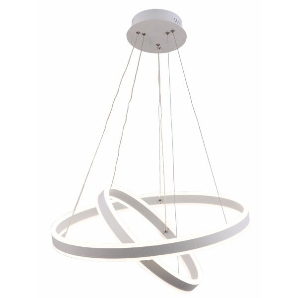 DOUBLE STOREY CHANDELIER/DIMMING PENDANT LIGHT-120W-WHITE BODY