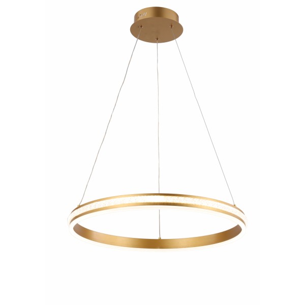 SINGLE STOREY CHANDELIER/DIMMING PENDANT LIGHT-80W-GOLDEN BODY