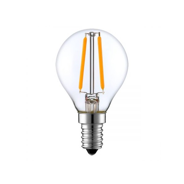 E14 G45 LED FILAMENT LAMP-2WATTS-WARM WHITE