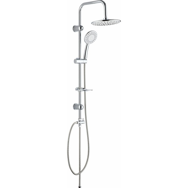 SHOWER PANEL SILVER BODY-ROUND