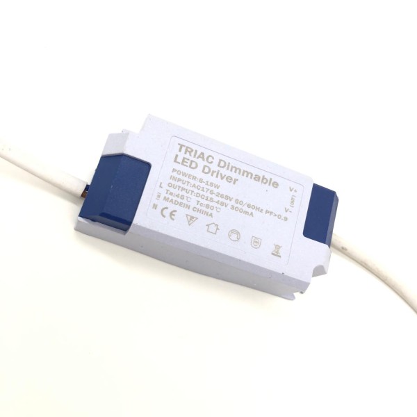 TRIAC DIMMABLE ELD DRIVER DC15-48V/300mA-O2