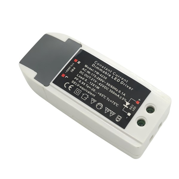 CONSTANT CURRENT DIMMABLE LED DRIVER (DC21V-42V / 300mA)