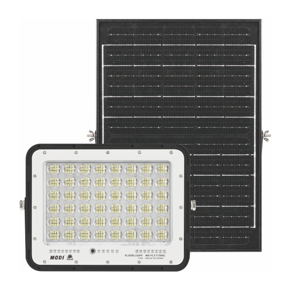 SOLAR LED FLOOD LIGHT-300WATTS-WHITE