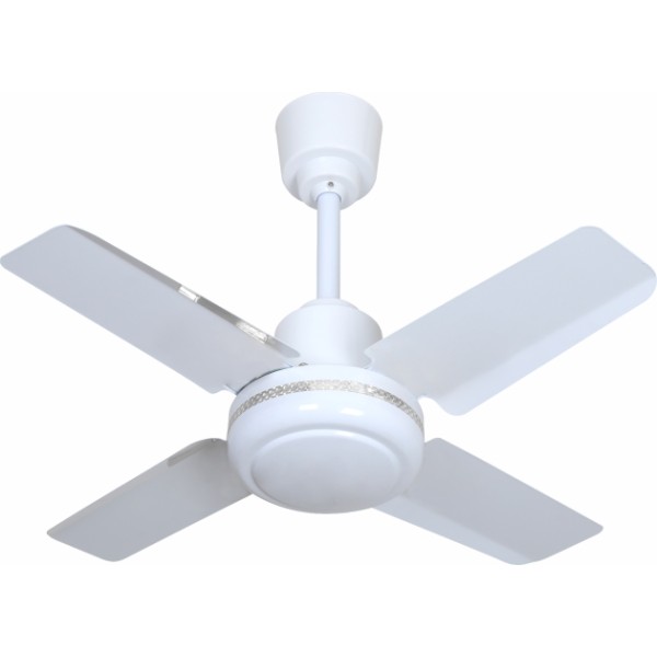 24" CEILING FAN-70WATTS-WHITE WITHOUT DECO