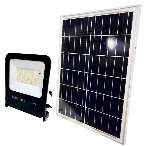 SOLAR LED FLOOD LIGHT-1000WATTS-WARM WHITE