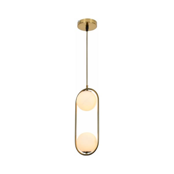 PENDANT LIGHT COVER DOUBLE HEAD GOLD