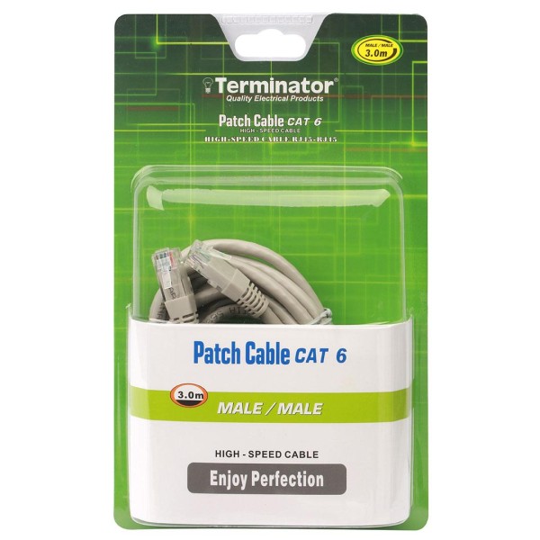 PTACH CORD CABLE CAT6 3M