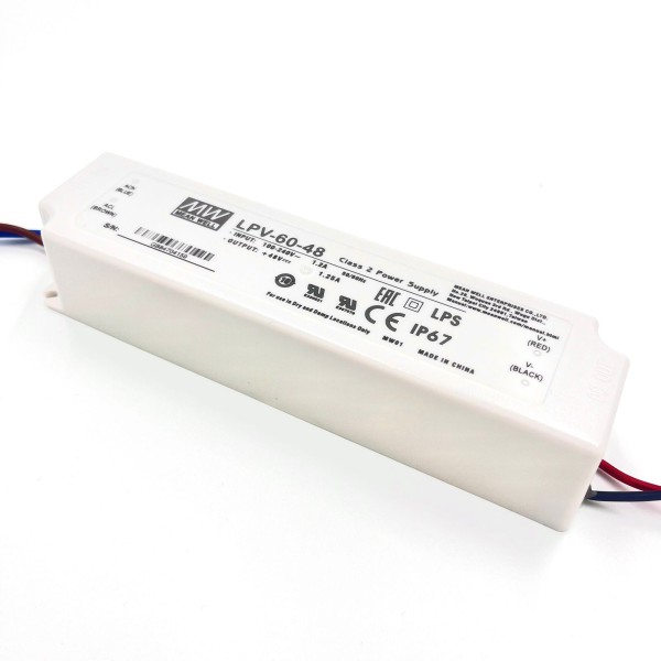 DC48V-60W MEAN WELL CONSTANT VOLTAGE LED DRIVER-IP67