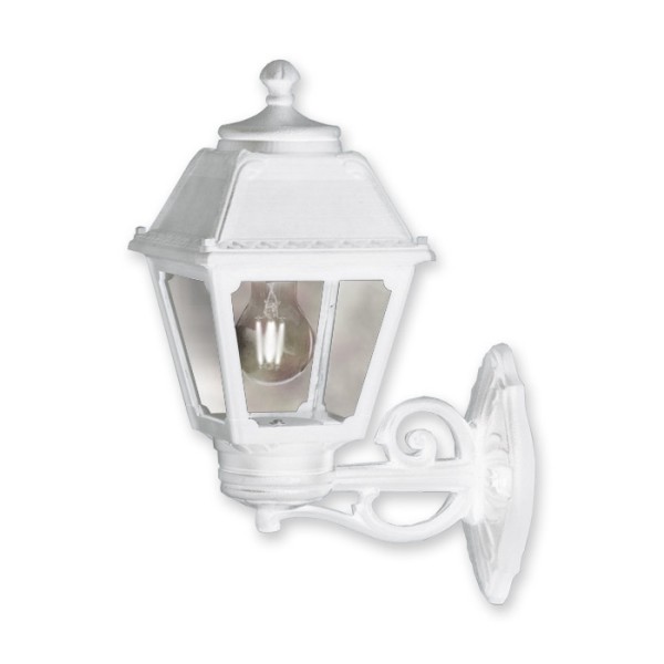 FUMAGALLI BISSO MARY E27 WALL LANTERN WHITE/CLEAR
