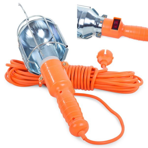 INDUSTRIAL-GRADE WORKING LAMP WITH 10M CABLE-ORANGE