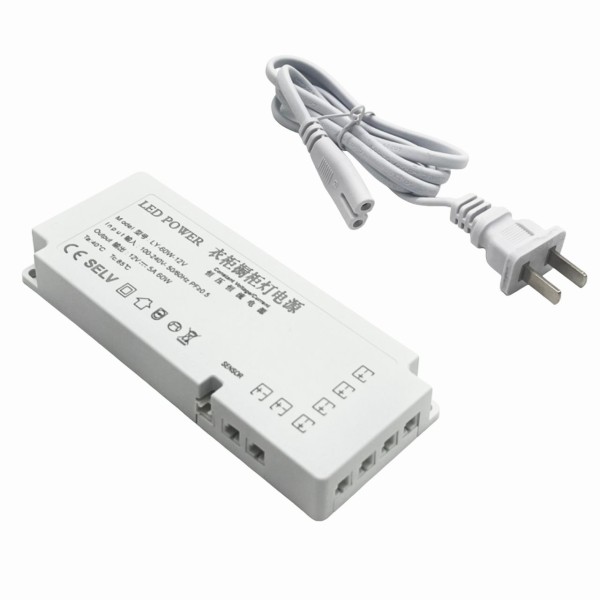 CABINET LED LIGHT SWITCHING POWER SUPPLY 220VAC TO 12VDC 60W