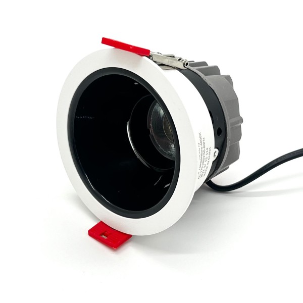 LED SPOTLIGHT-10WATTS-WH+BK BODY-4000K