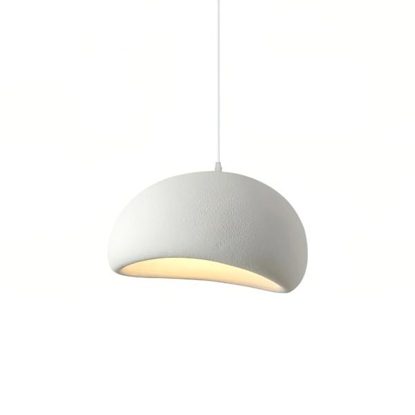 NORDIC MINIMALIST OVAL PENDANT LIGHT 30CM-WHITE COLOR