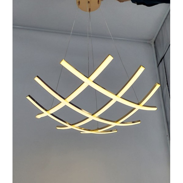 MODERN LED CHANDELIER LIGHT FOR LIVING ROOM 3-COLOR 50WATTS