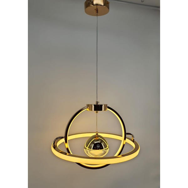 CREATIVE RINGS LED MODERN PENDANT LIGHT 3-COLOR 95WATTS