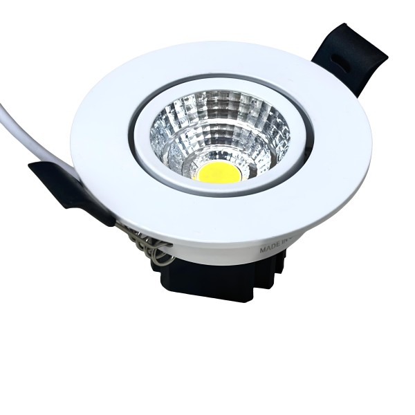 LED SPOTLIGHT-5WATTS-WHITE BODY-WARM WHITE