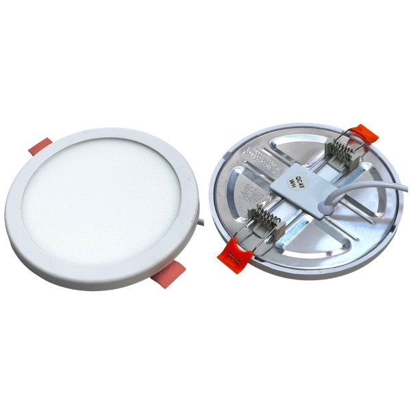 DIA FREE LED PANEL LIGHT-8WATTS-ROUND BODY-WARM WHITE