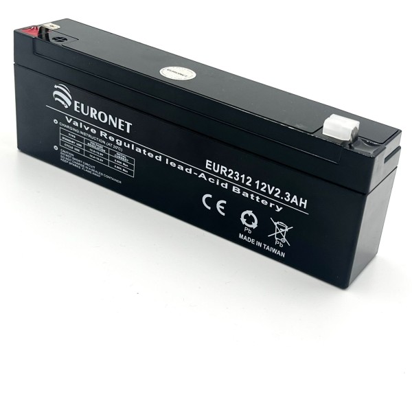 EURONET VALVE REGULATED LEAD ACID BATTERY 12V-2.3AH