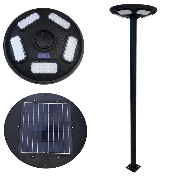 INTEGRATED LED SOLAR STREET LIGHT WITH 3M POLE-3000WATTS-WHITE