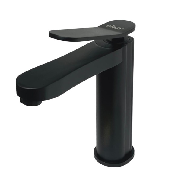 SINGLE-LEVER BASIN MIXER WASH BASIN FAUCET (BLACK)