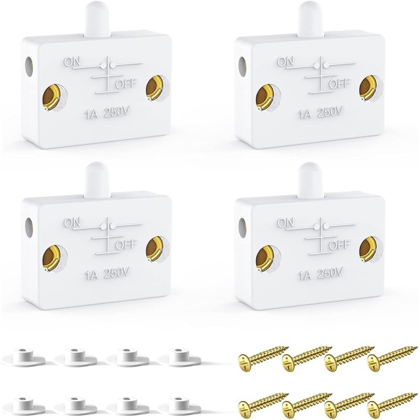 CUPBOARD DOOR SWITCH DOOR LIGHT CONTROL SWITCH-WHITE