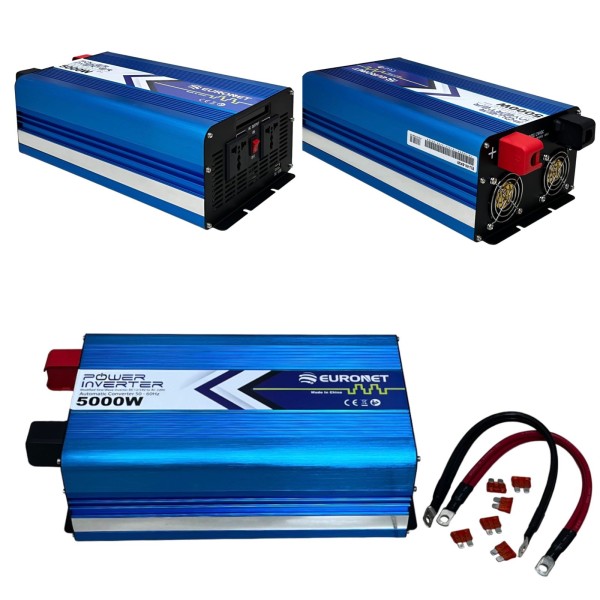 EURONET POWER INVERTER-5000W-DC12/24V TO AC220V