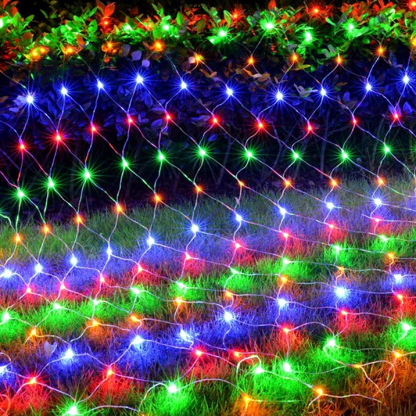 600LED 6MX3M DECORATIVE LED NET LIGHT-MULTICOLOR