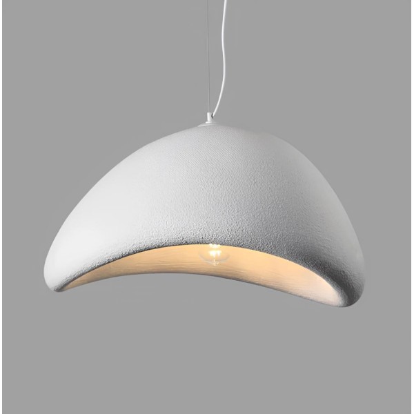 NORDIC MINIMALIST OVAL PENDANT LIGHT 40CM-WHITE COLOR